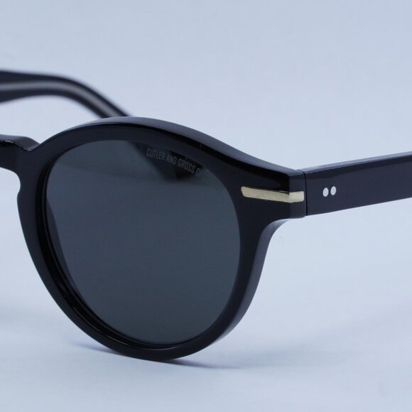 🕶️ New Cutler and Gross CG1338S 001 Sunglasses - Black Frame, Grey Lenses - Picture 6 of 9